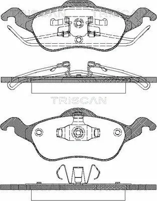 Brake Pad Set, disc brake (8110 16001)