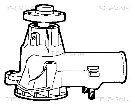 Water Pump, engine cooling (8600 15312)