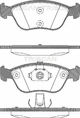 Brake Pad Set, disc brake (8110 27009)