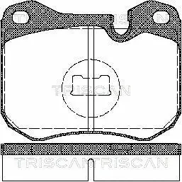 Brake Pad Set, disc brake (8110 29157)