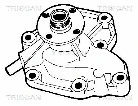 Water Pump, engine cooling (8600 16064)