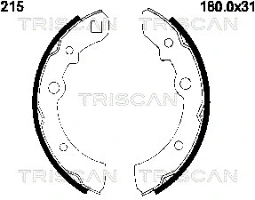 Brake Shoe Set (8100 14215)