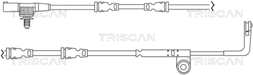 Warning Contact, brake pad wear (8115 17008)