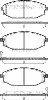 Brake Pad Set, disc brake (8110 43009)