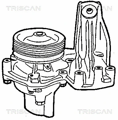 Water Pump, engine cooling (8600 15885)