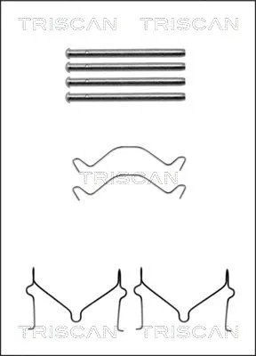 Accessory Kit, disc brake pad (8105 101604)