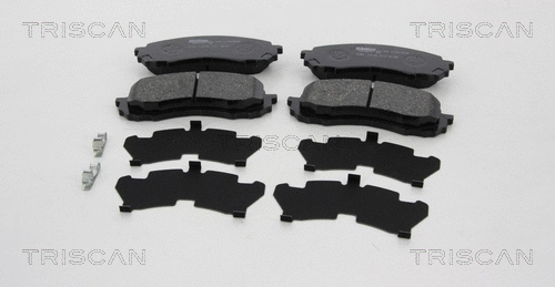 Brake Pad Set, disc brake (8110 68186)