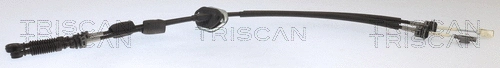Cable Pull, manual transmission (8140 43703)