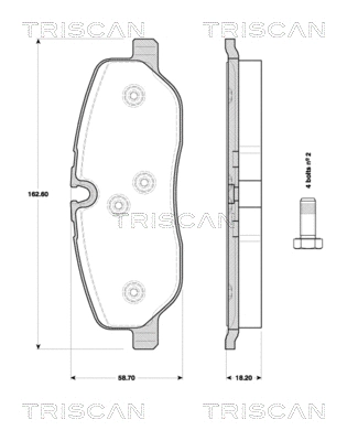 Brake Pad Set, disc brake (8110 17025)