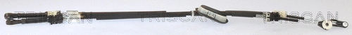 Cable Pull, manual transmission (8140 25725)
