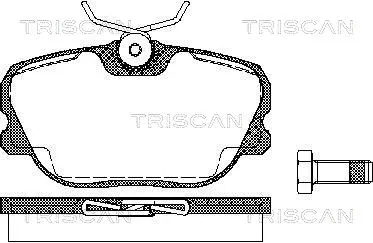 Brake Pad Set, disc brake (8110 27894)