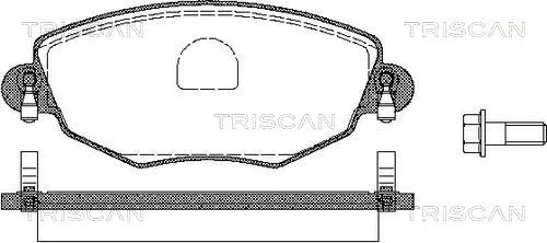 Brake Pad Set, disc brake (8110 16005)