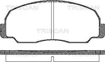 Brake Pad Set, disc brake (8110 10834)