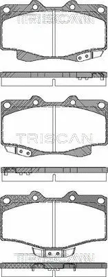Brake Pad Set, disc brake (8110 13178)