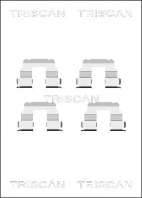 Accessory Kit, disc brake pad (8105 151350)
