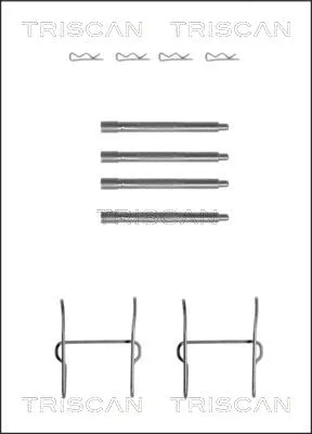 Accessory Kit, disc brake pad (8105 281590)
