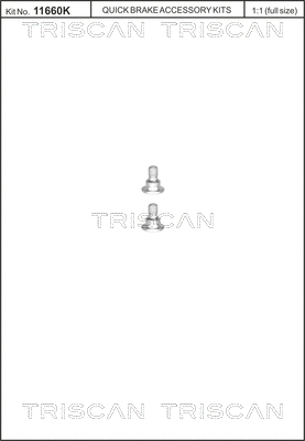 Screw Set, brake disc (8105 116001)