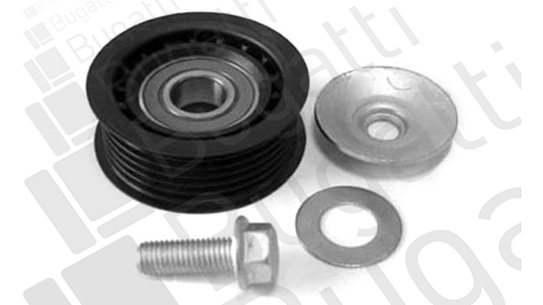 Deflection/Guide Pulley, V-ribbed belt (BTOA3516)
