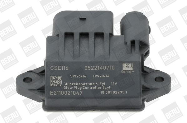 Control Unit, glow time (GSE116)