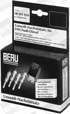Retrofit Kit, quick-start glow plug system (SR028)
