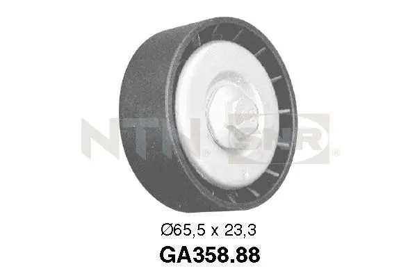 Deflection/Guide Pulley, V-ribbed belt (GA358.88)