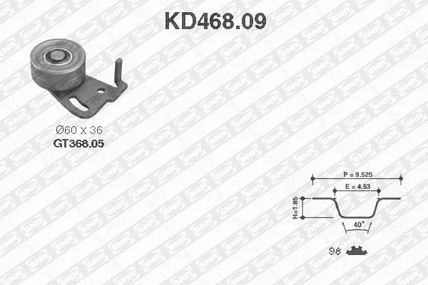 Timing Belt Kit (KD468.09)
