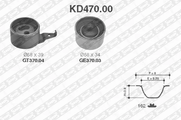 Timing Belt Kit (KD470.00)