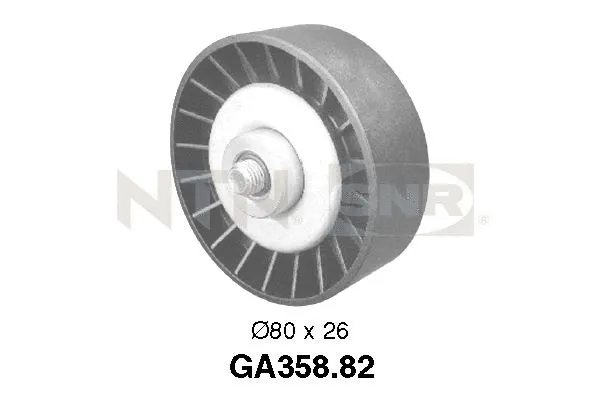 Deflection/Guide Pulley, V-ribbed belt (GA358.82)
