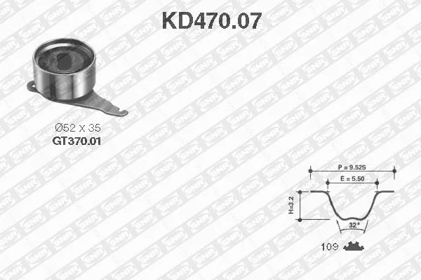 Timing Belt Kit (KD470.07)