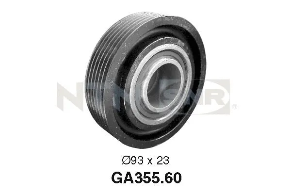 Deflection/Guide Pulley, V-ribbed belt (GA355.60)