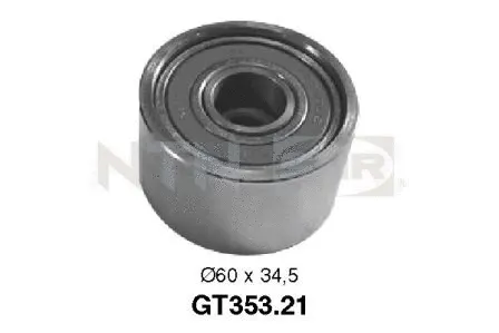 Tensioner Pulley, timing belt (GT353.21)
