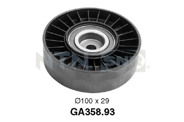 Deflection/Guide Pulley, V-ribbed belt (GA358.93)