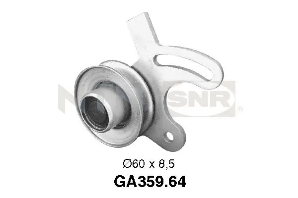 Tensioner Pulley, V-ribbed belt (GA359.64)