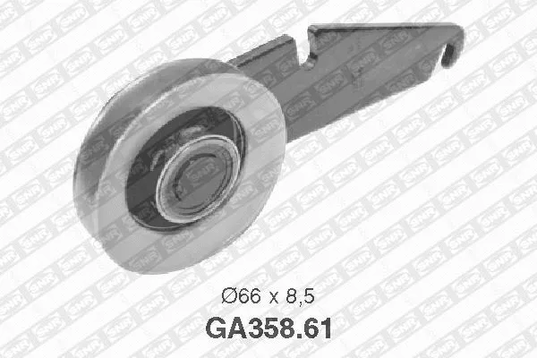 Tensioner Pulley, V-ribbed belt (GA358.61)
