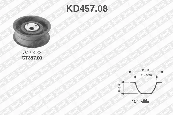 Timing Belt Kit (KD457.08)