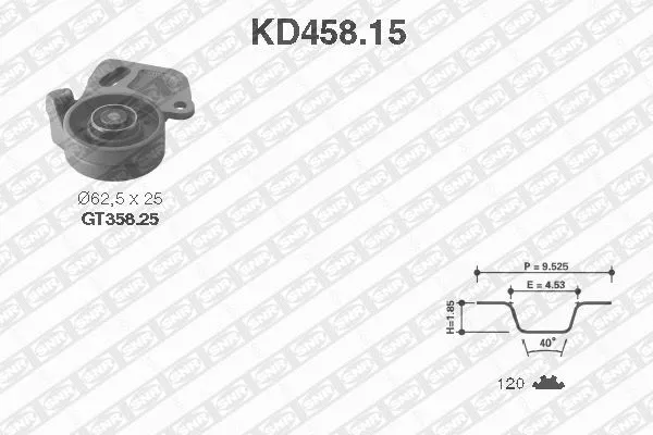 Timing Belt Kit (KD458.15)