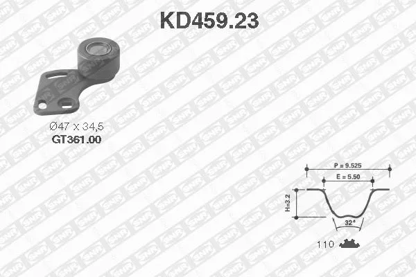 Timing Belt Kit (KD459.23)