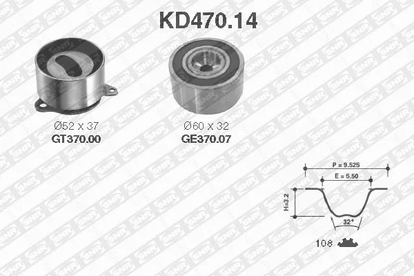Timing Belt Kit (KD470.14)