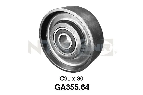 Deflection/Guide Pulley, V-ribbed belt (GA355.64)