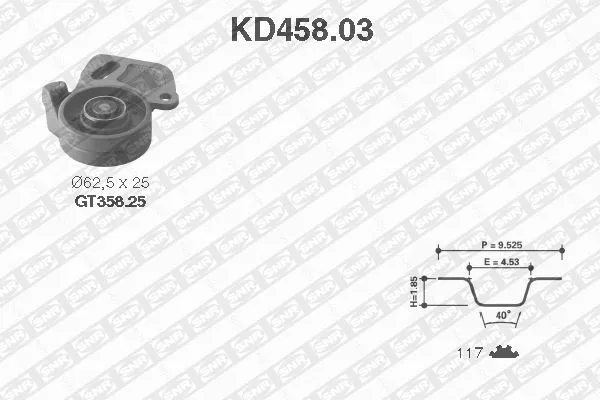 Timing Belt Kit (KD458.03)