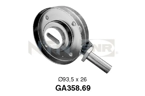 Tensioner Pulley, V-ribbed belt (GA358.69)