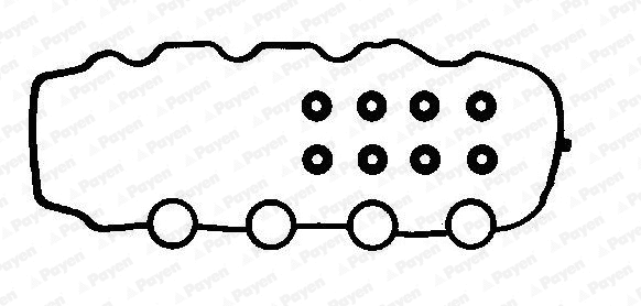 Gasket Set, cylinder head cover (HM5398)