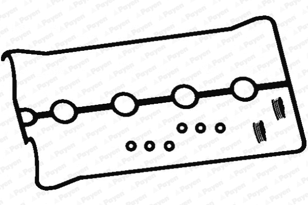 Gasket Set, cylinder head cover