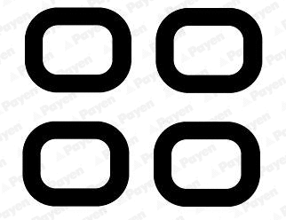 Gasket, intake manifold (JD6151)