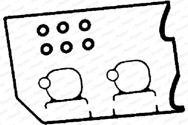 Gasket Set, cylinder head cover