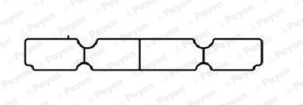 Gasket, intake manifold (JD6072)