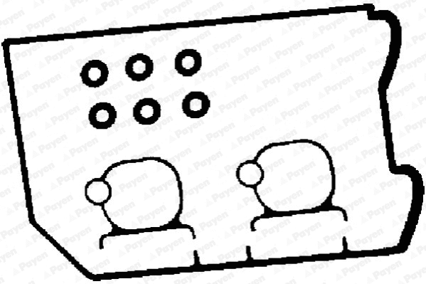 Gasket Set, cylinder head cover (HM5231)