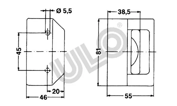 Licence Plate Light (3660-01)