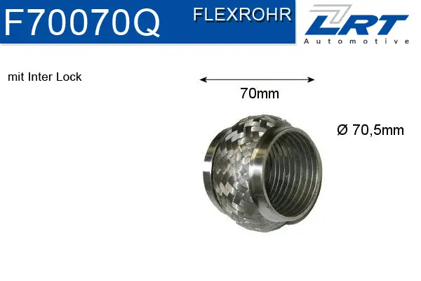 Flexible Pipe, exhaust system (F70070Q)