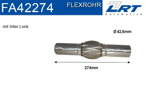Flexible Pipe, exhaust system (FA42274)